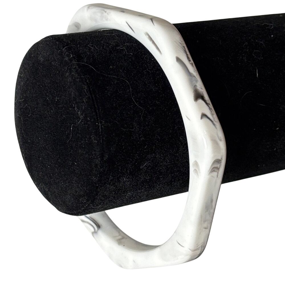 Minimalist Acrylic Faceted Bracelet Modernist Jewelry